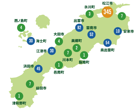 島根県内で約700箇所 県内随一の井戸掘削実績
